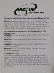 MGW tool instructions front