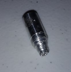 Damaged cutting bit